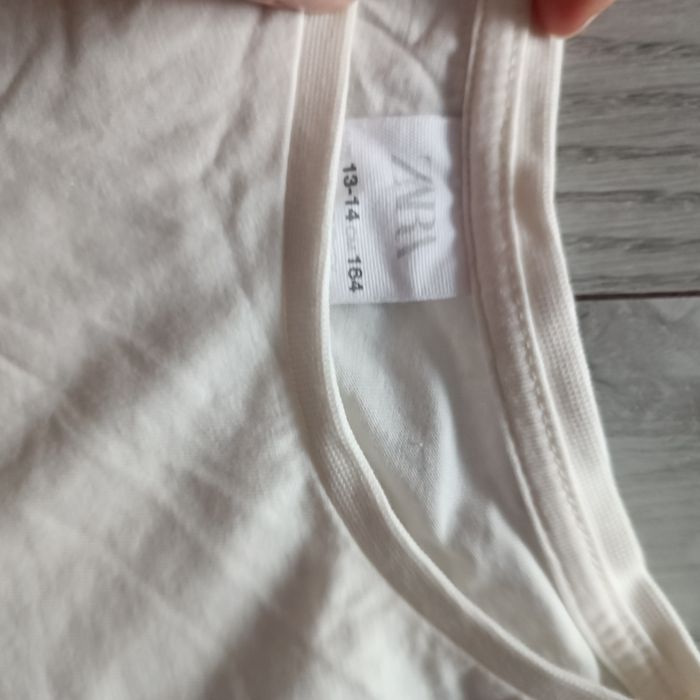 Bluzka koszulka Zara 164 z bufkami apel