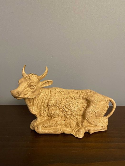 Presépio Sagrada familia branco/dourado