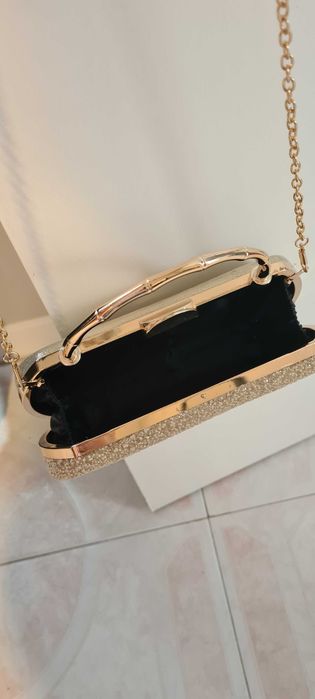 Clutch dourada dourada