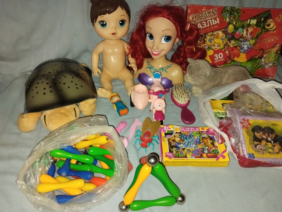 Игрушки. Голова для причёсок, пупсы