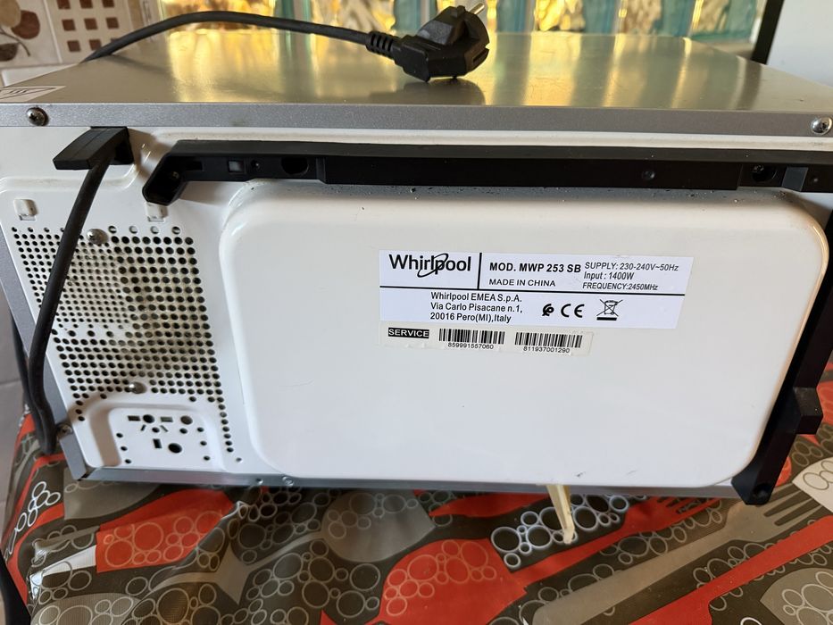 Micro Ondas Whirlpool MWP 253 SB com Grill