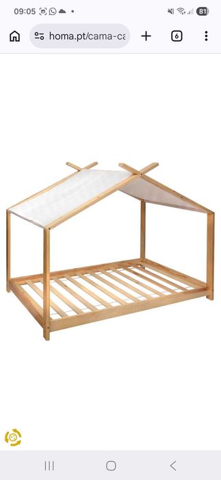 Vendo cama Montessori - Homa. Como nova, não faço entrega. COLCHÃO NÃO INCLUSO.