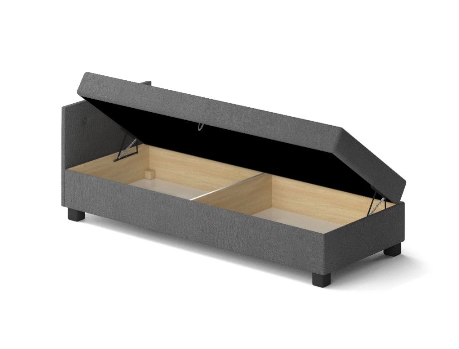 Łóżko jednoosobowe młodzieżowe tapczan pojemnik DARMOWA DOSTAWA