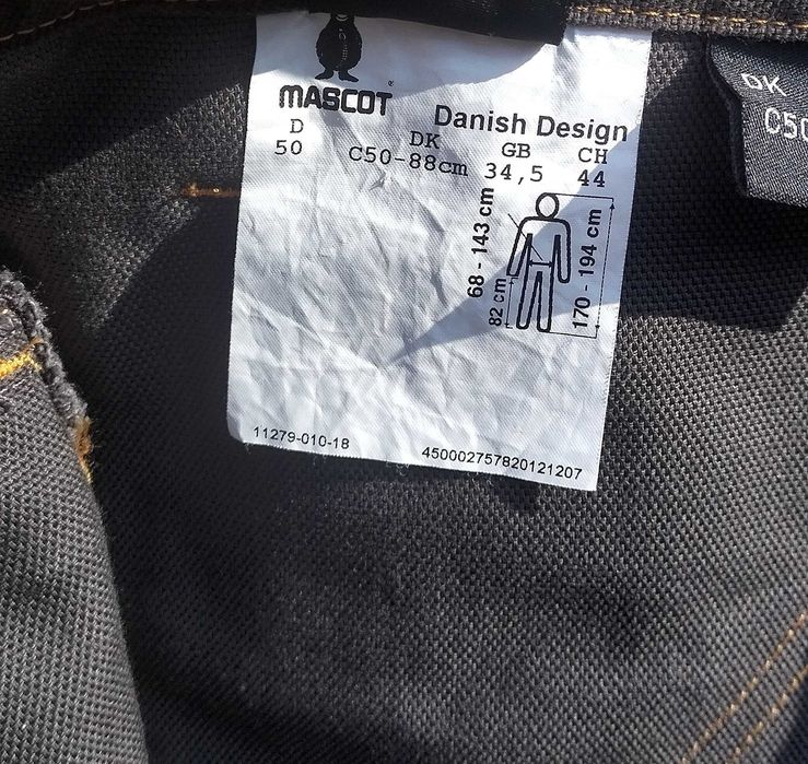 Spodenki robocze Mascot 3/4 Cordura Brand Fabric