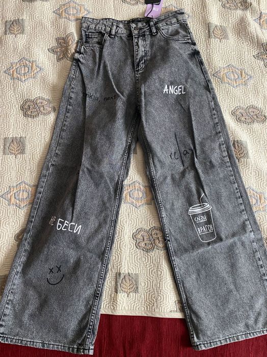 Джинси нові сірі