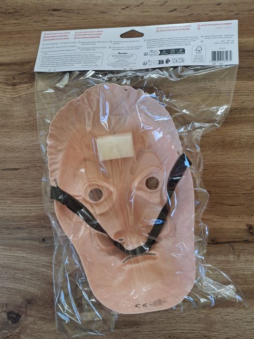 Maska dom z papieru przebranie stroj