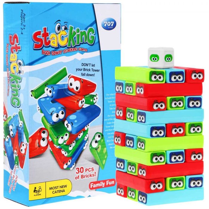 Zręcznościowa gra Dżenga Mini dla dzieci 3+ ZGR.707-86
