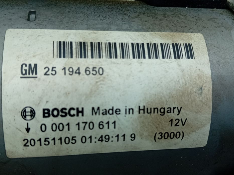 Motor de arranque OPEL Adam (M13)