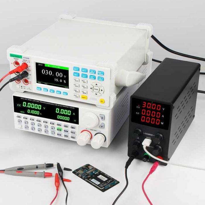 ZASILACZ laboratoryjny 30V 10A regulowany USB 5V + Miernik prądu
