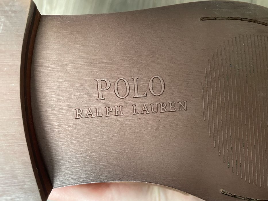Продам шкіряні туфлі чоловічі Polo Ralph Lauren