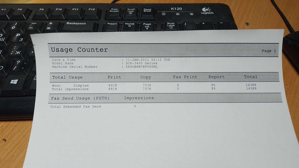 Лазерний БФП Samsung SCX-3405FW з WiFi (принтер/сканер/копір)