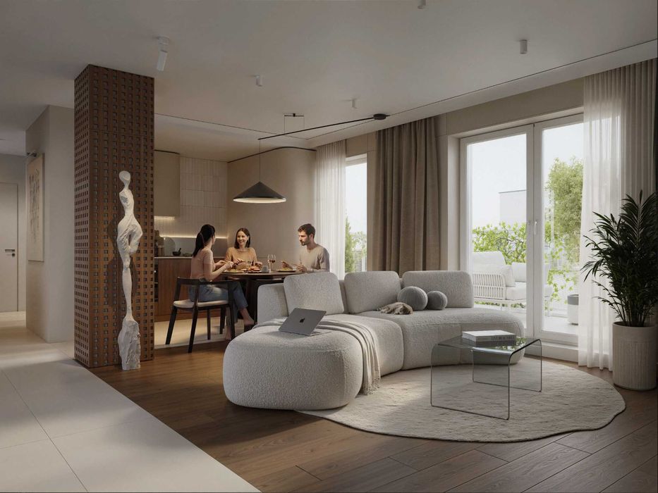 3 pokojowe mieszkanie 45 m² z balkonem w Grodzisku Mazowieckim w wyjątkowej ofercie! - Widok 4