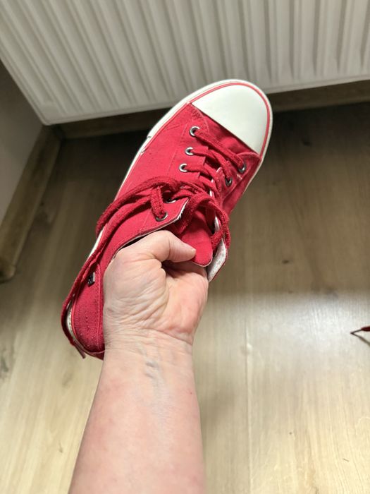 Trampki Big Star 41 /28cm wkł. czerwone damskie tenisówki materiałowe