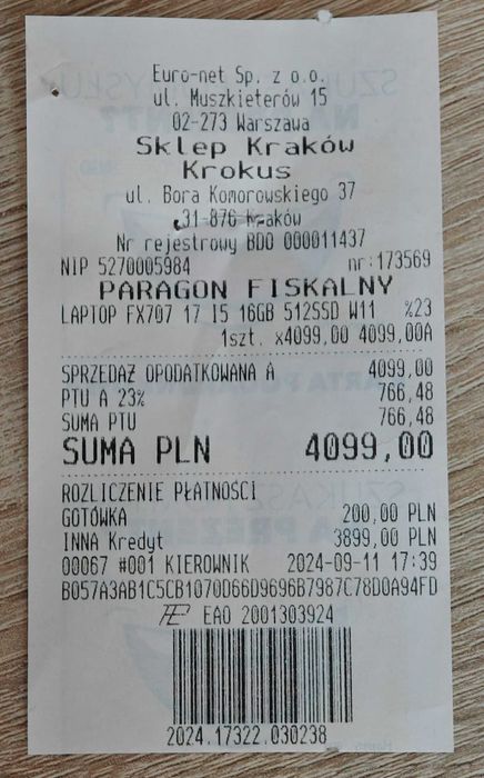 ASUS TUF Gaming F17 - 17,3"