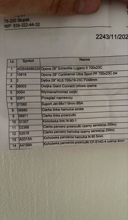 Rower szosowy w stanie dobrym