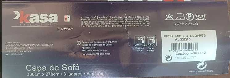 Capa de Sofá  - 3 lugares