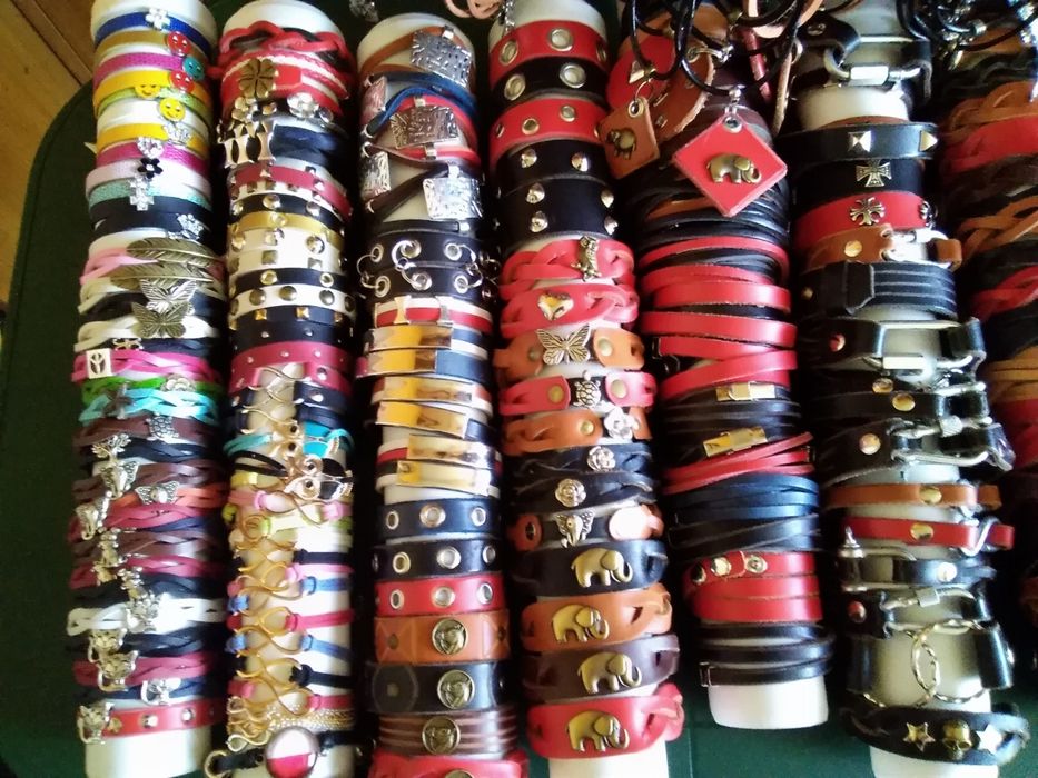 Bransoletki skórzane handmade