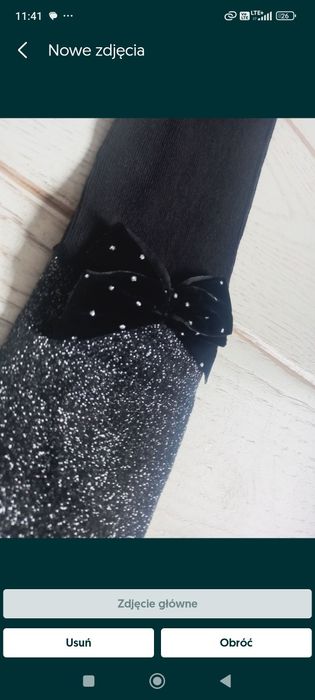 Nowe Calzedonia rajstopy z kokardą 10-13 lat