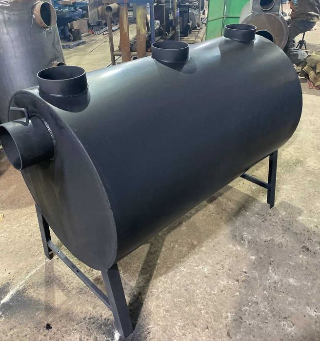 5мм! 995м3! Піч Буржуйка Теплогенератор Промисловий Булер'ян