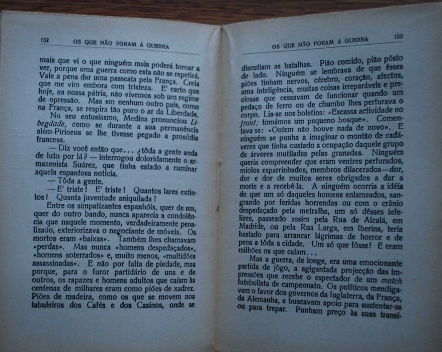 Os Que Não Foram Á Guerra de W. Fernandez Florez