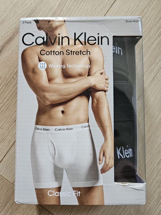 Calvin Klein Majtki Bokserki 3-Pack Rozmiar S