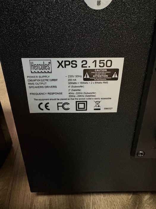 Акустична система Hercules XPS 2.1 50 колонки для пк