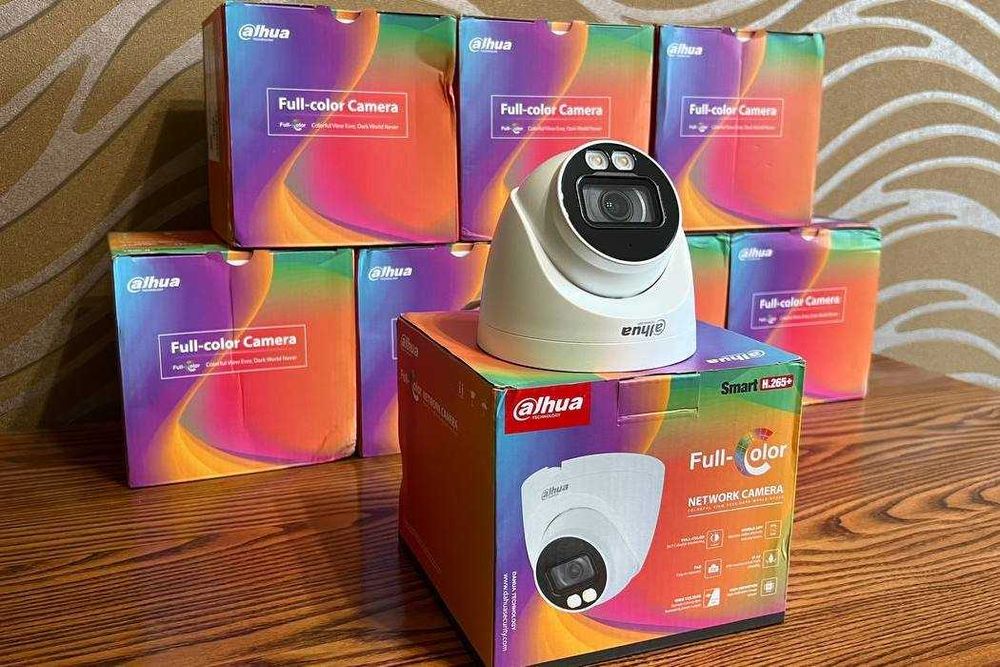 IP камера 4 мп Dahua IPC-HDW2439TP-AS-LED-S2 - Full Color с микрофоном