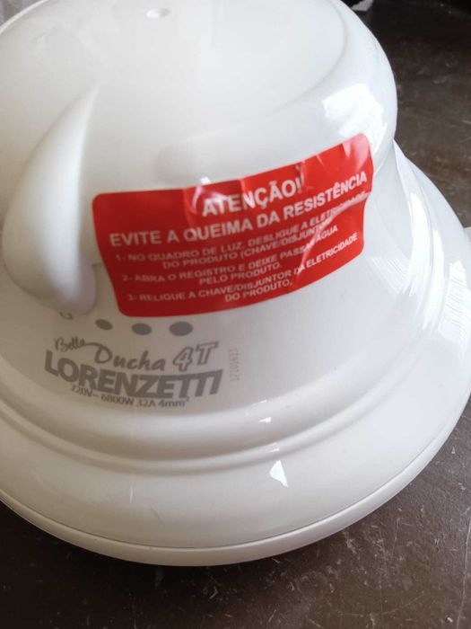 Chuveiro Elétrico Novo Lorenzetti + acessórios