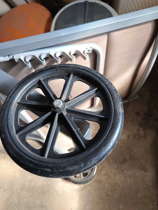Leżak ogrodowy aluminiowy Ibiza silver taupe