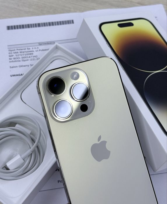 Jak nowy Apple iPhone 14 Pro 100% bateria 100% sprawny bez blokad