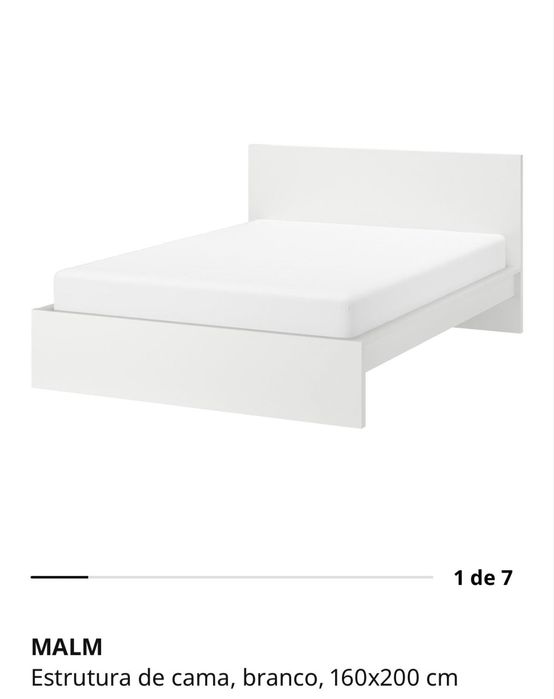 Cama completa Malm 1.60x200