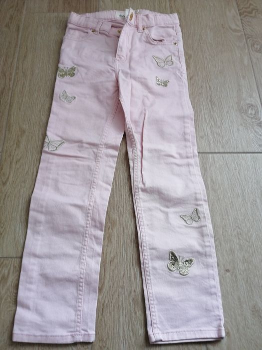 Różowe spodnie dla dziewczynki