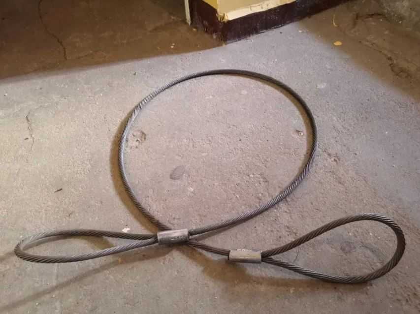 Lina stalowa/holownicza, zawiesie stalowe fi 11mm, dł. 2,25m