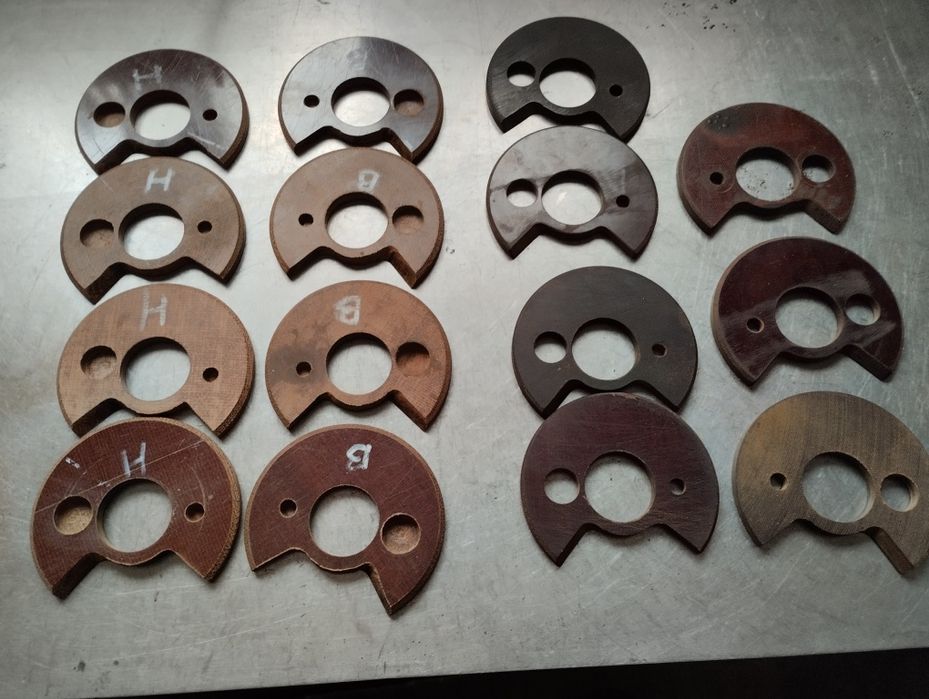 Золотнікові шайби на вихрь.