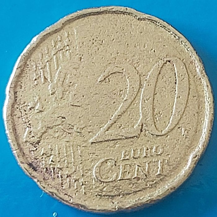 20 Cêntimos de 2021 Letra J da Alemanha