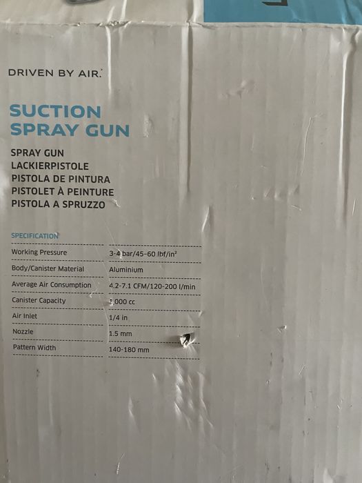 Pistolet natryskowy PCL