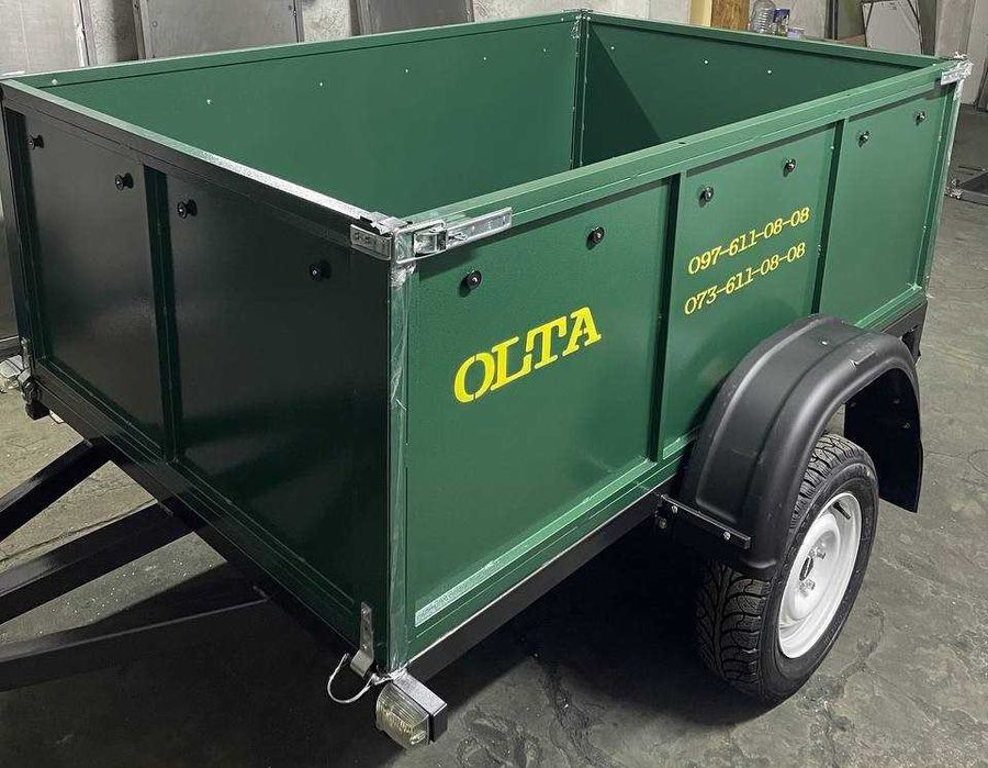 Одновісний причіп OLTA, 2200*1320*685 мм.