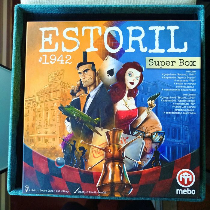 Jogo de Tabuleiro Estoril #1942 Edição Especial Super Box Completo Como Novo