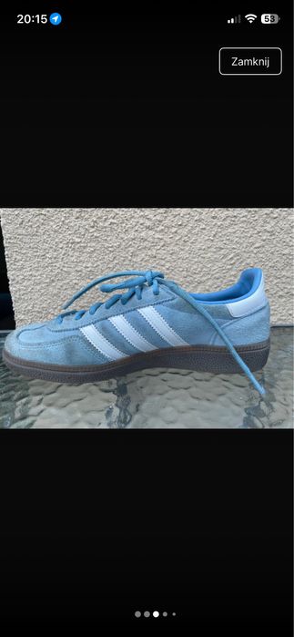 Buty adidas spezial niebieskie 38