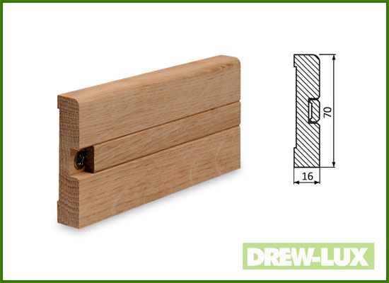 Listwy przypodłogowe drewniane dębowe- producent