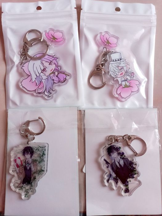 Акрилові брелоки Великий из бродячих псов Дазай