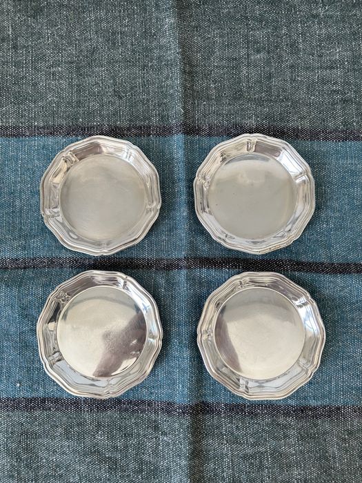 Small Silver-Colored Metal Plates