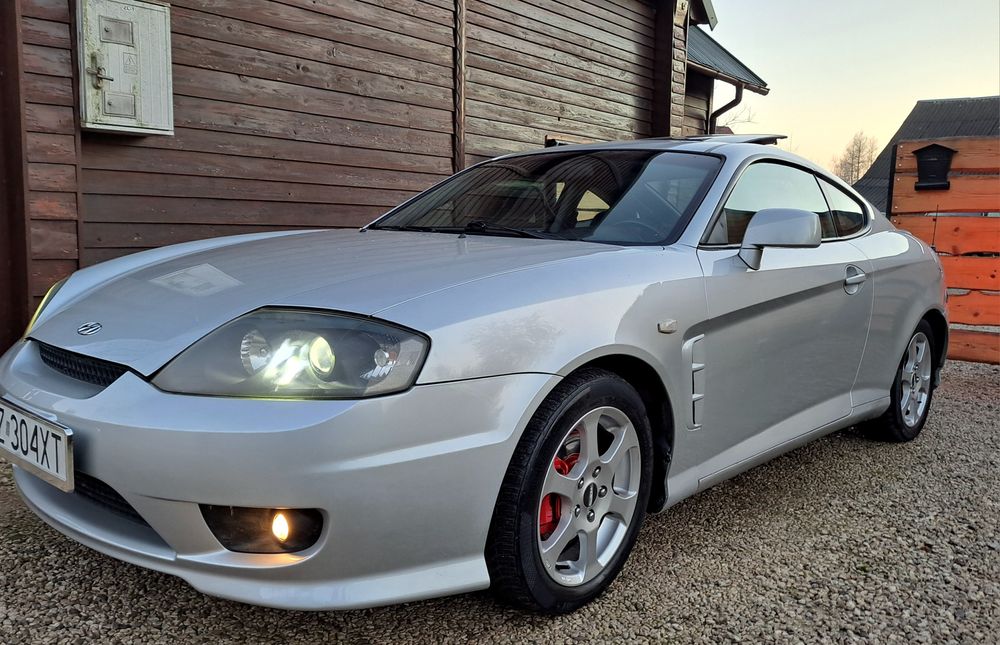 Piękny Hyundai Coupe FL 2.0 143KM+LPG Lift Szyber Skóry Klima Okazja!!