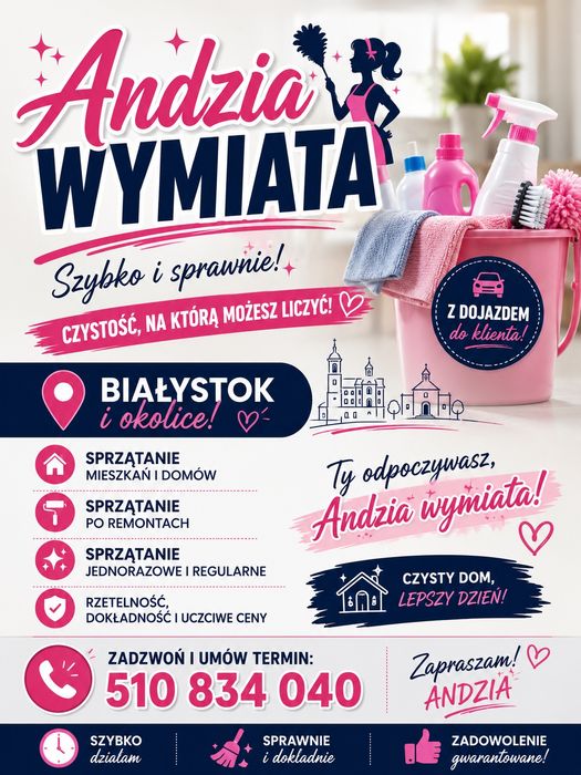 Andzia Wymiata szybko i z dojazdem całe podlaskie