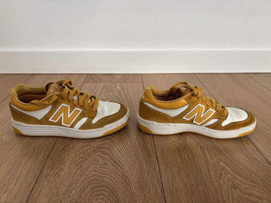 Sneakersy młodzieżowe New Balance żółte 36