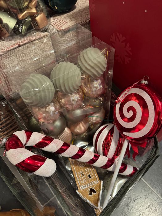 Новорічні іграшки цукерки великих розмірів