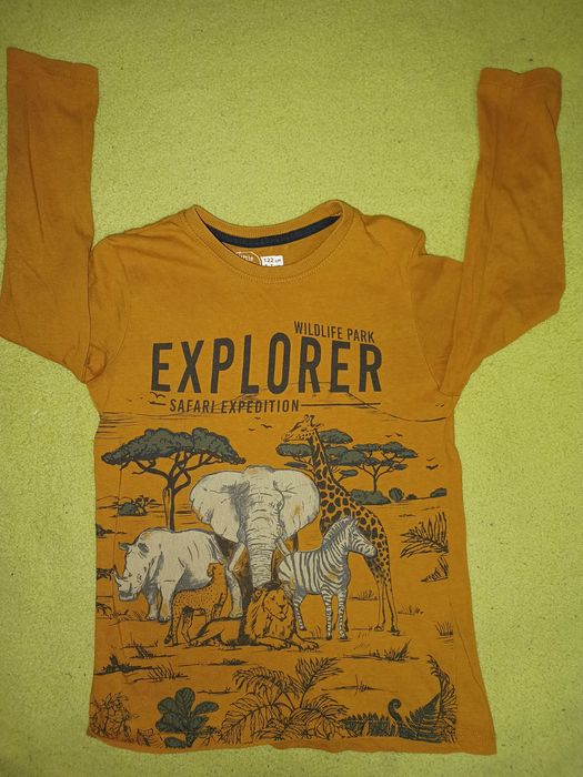 Zestaw bluzka z długim rękawem 116