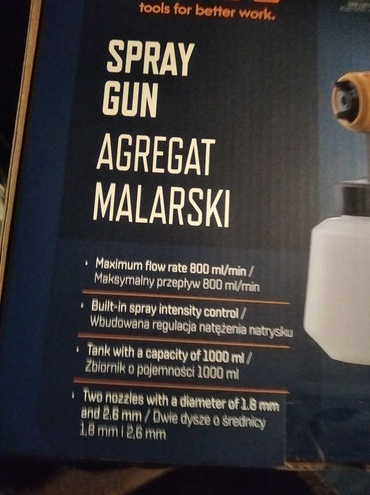 Pistolet do malowania 230v