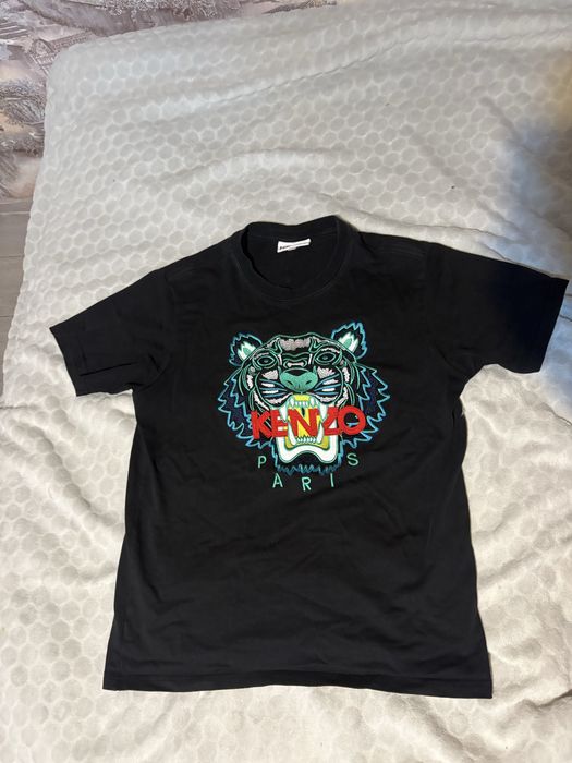 Черная футболка Kenzo