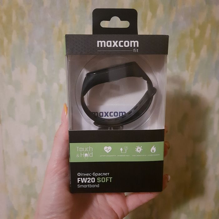 Фітнес-браслет Maxcom Fit FW20 Soft Black